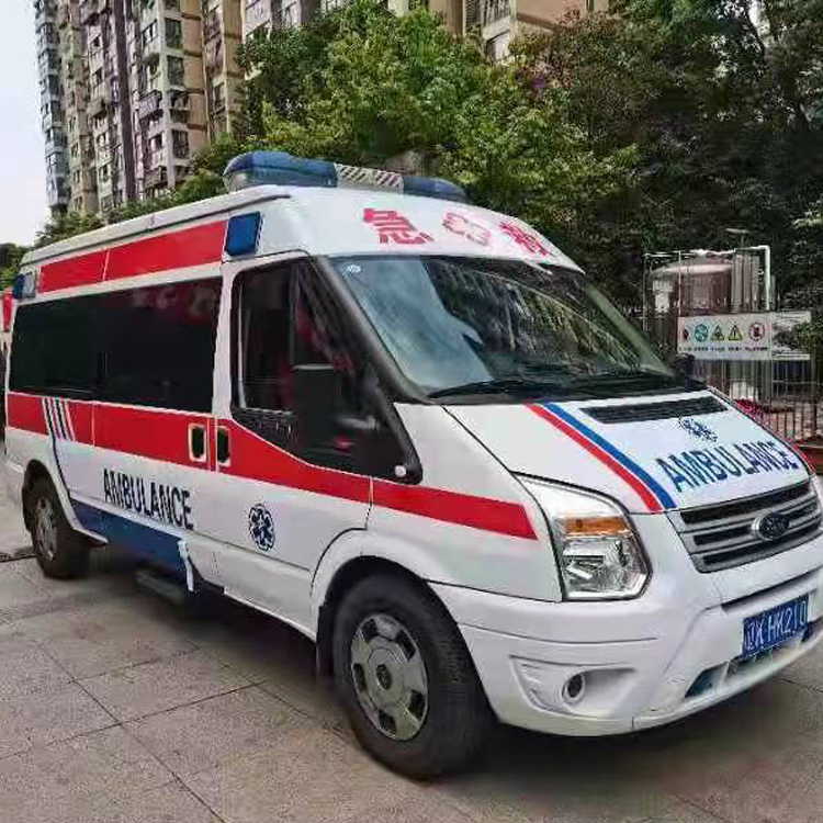 龙河镇长途救护车护送病人返乡